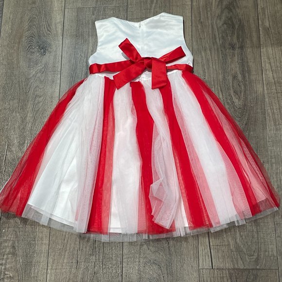 Princess A-Line Girls Sleeveless Festive Party Dress Size 5T (5-6) (SKU: 989G) - Picture 3 of 8